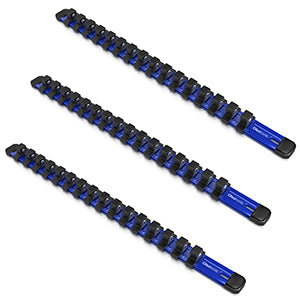 Aluminum Socket Organizer Rails With Rubber End Caps - www.Shopthatapp.com