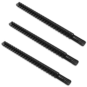 Aluminum Socket Organizer Rails With Rubber End Caps - www.Shopthatapp.com