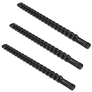 Aluminum Socket Organizer Rails With Rubber End Caps - www.Shopthatapp.com