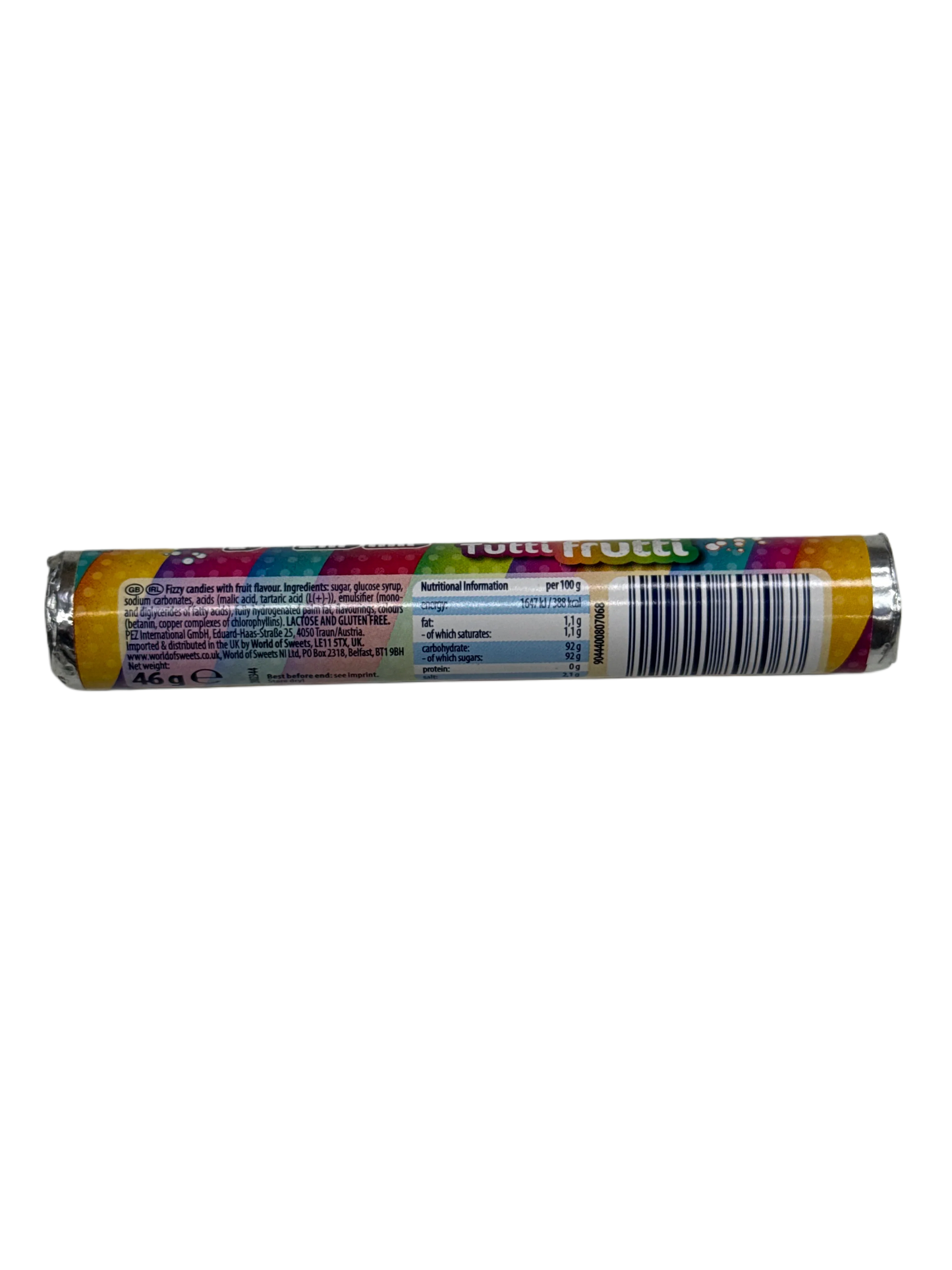 Pez Fizzy Tutti Fruitti Candies 46G - U.S Edition - www.Shopthatapp.com