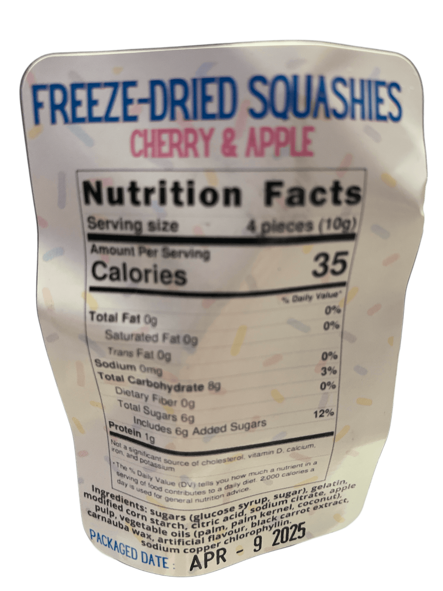 Extreme Snacks Freeze Dried Cherry and Apple Squash 100G - Canadian Edition - www.Shopthatapp.com