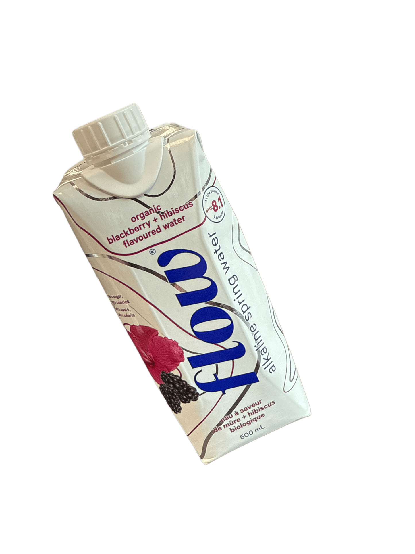 Flow Blackberry + Hibiscus Mineral Spring Water 500ML - Canadian Edition - www.Shopthatapp.com