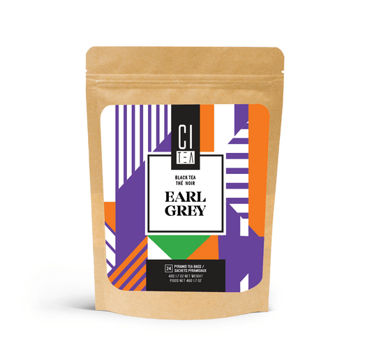 Earl Grey Black Tea Pyramid Tea Bags - www.Shopthatapp.com