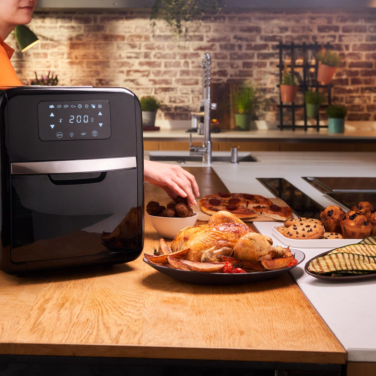 Easy Fry Oven & Grill 9-in-1 XXL Air Fryer-Kitchen appliance-www.Shopthatapp.com-Snake Oil Guru