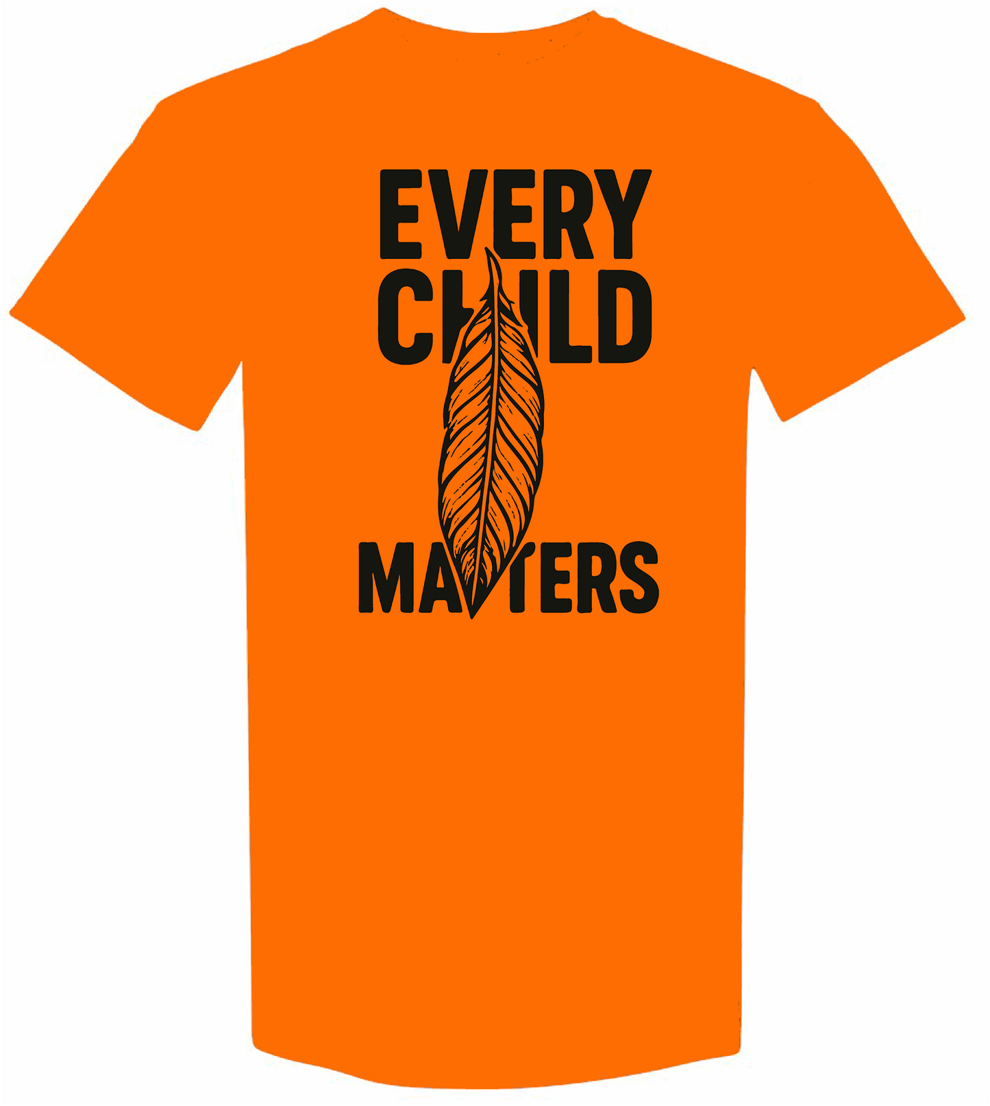 Every Child Matters with Feather - Support Awareness and Unity - www.Shopthatapp.com