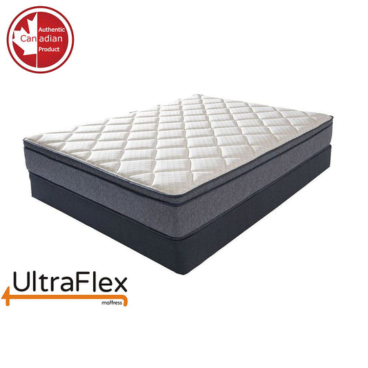 UltraFlex DELIGHT- Advanced Orthopedic Support, High-Density Pressure Relief Foam, Multiple Posture Spinal Support, Motion Transfer Pockets, CoolGel Eco-Friendly Mattress (Made in Canada) - www.Shopthatapp.com