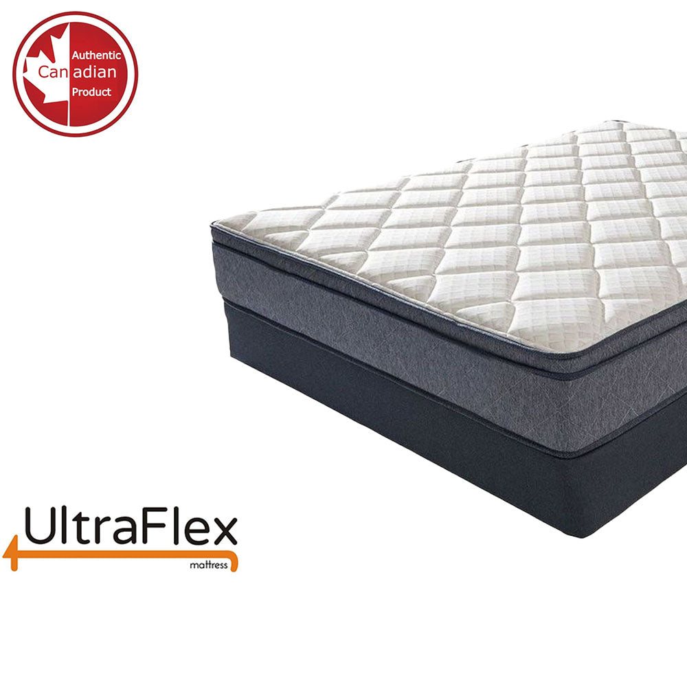 UltraFlex DELIGHT- Advanced Orthopedic Support, High-Density Pressure Relief Foam, Multiple Posture Support, Motion Transfer Pockets, CoolGel (Made in Canada) - With Waterproof Mattress Protector - www.Shopthatapp.com