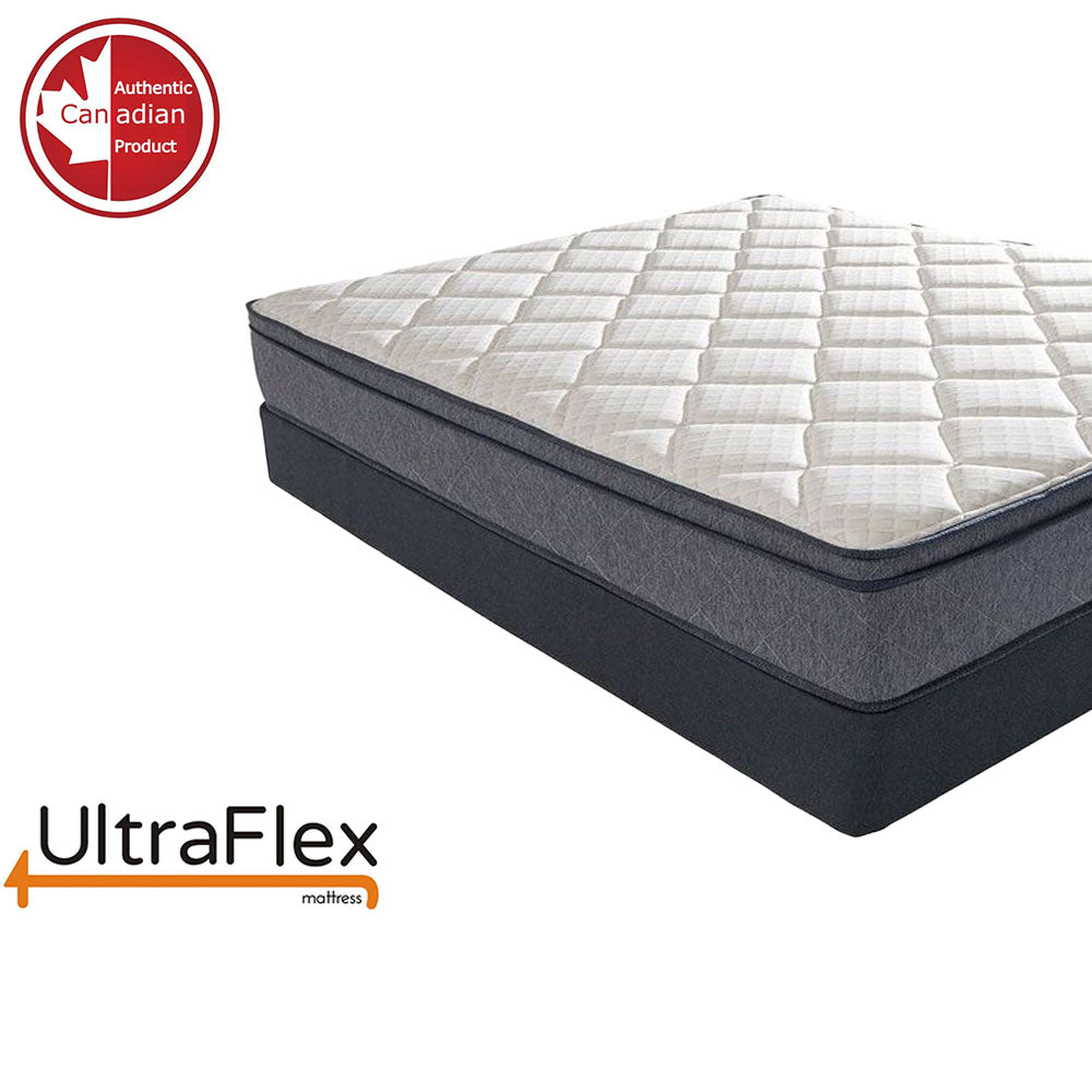UltraFlex DELIGHT- Advanced Orthopedic Support, High-Density Pressure Relief Foam, Multiple Posture Support, Motion Transfer Pockets, CoolGel (Made in Canada) - With Waterproof Mattress Protector - www.Shopthatapp.com
