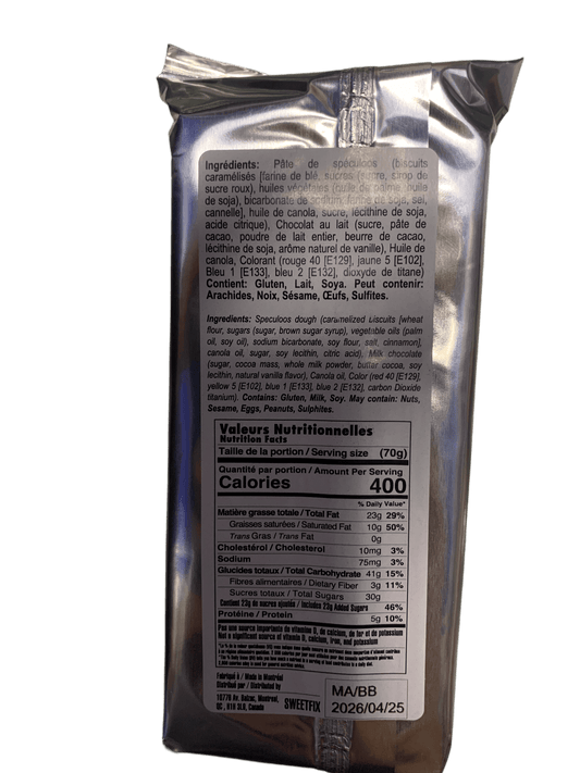 Sweet Fix Speculoos Biscuit Dubai Biscoff Chocolate 140G - Canadian Edition - www.Shopthatapp.com