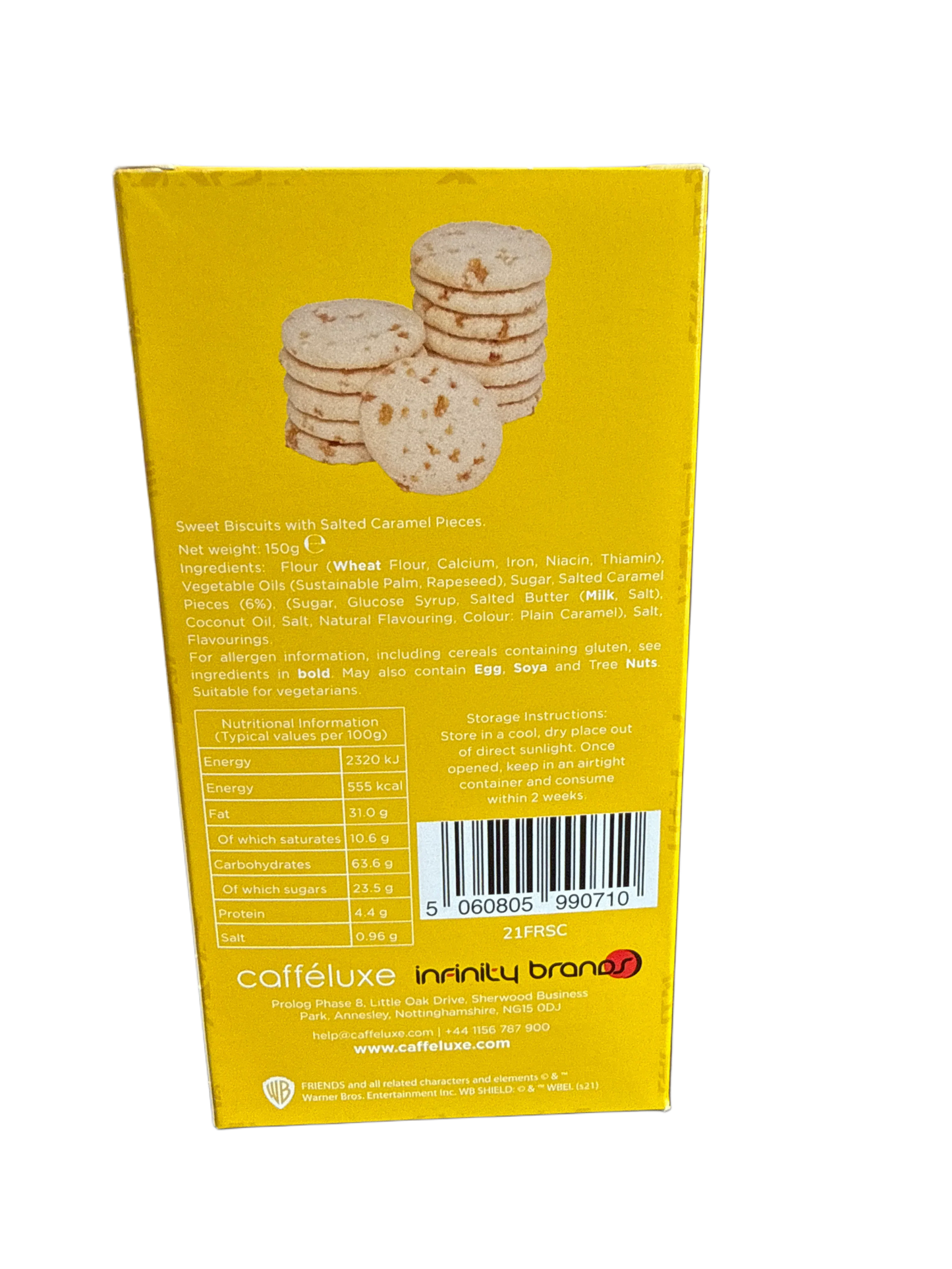 F.R.I.E.N.D.S Chandler's Salted Caramel Cookies 150G - U.S Edition
