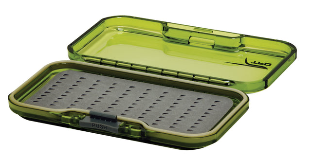 Waterproof Fly Box -Triangle Slit Foam - Single Sided - Olive - www.Shopthatapp.com