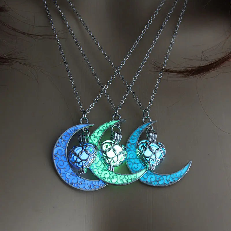 Fashion Trendy Men's Domineering Luminous Flame Dragon Necklace - www.Shopthatapp.com