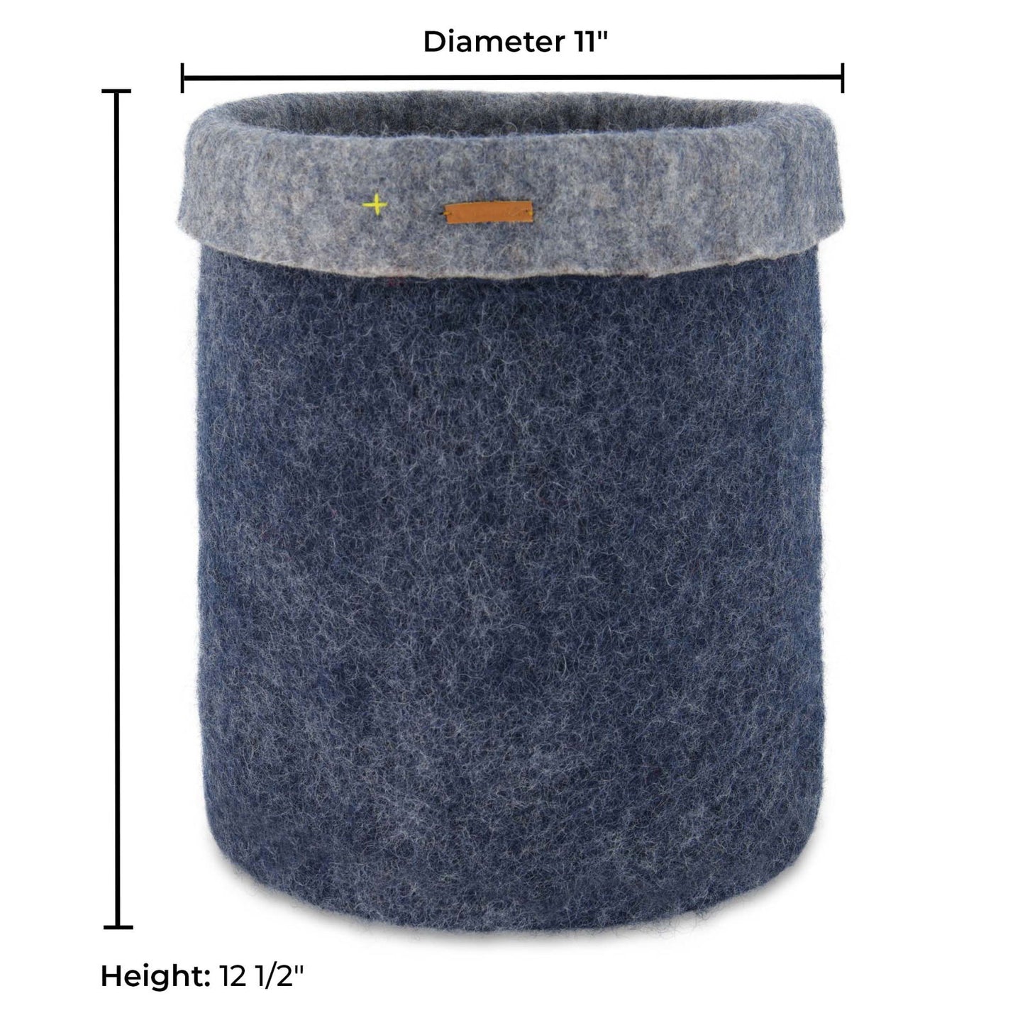 Felt Storage Basket - Navy blue-Decor-www.Shopthatapp.com-Betterfelt Canada