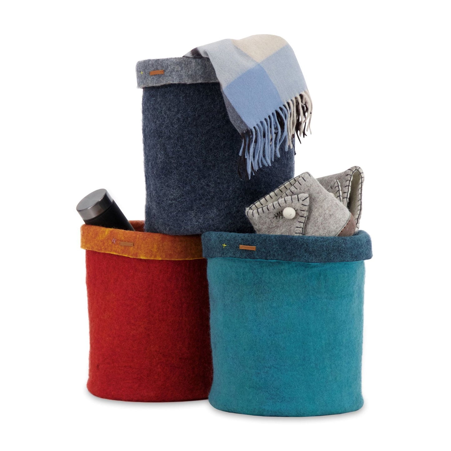 Felt Storage Basket - Navy blue-Decor-www.Shopthatapp.com-Betterfelt Canada