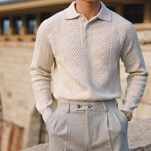 Formal Fall Winter Thermal Base Sweater for Men - www.Shopthatapp.com #