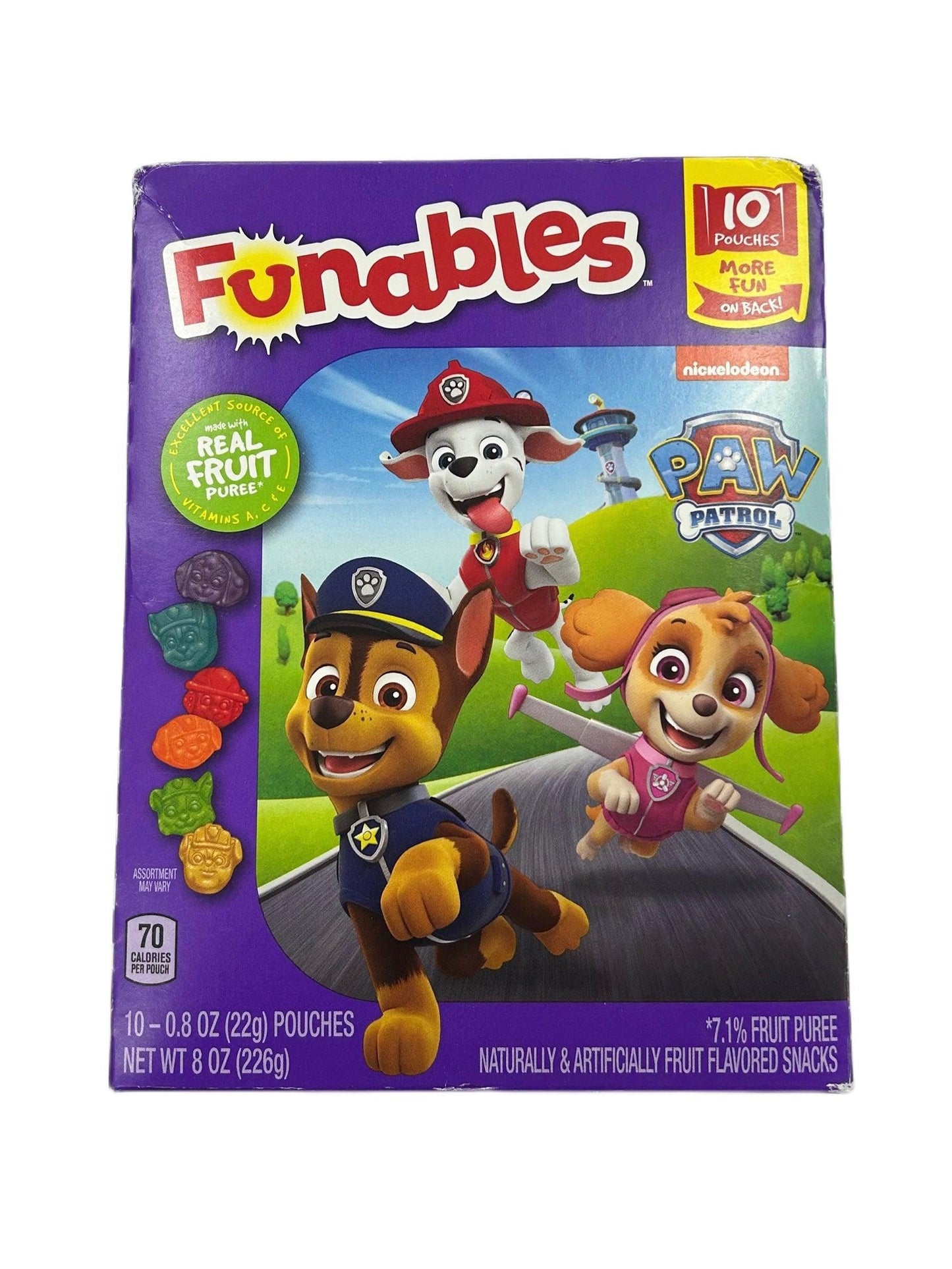 Funables Paw Patrol Fruit Snacks - 10 Pouches - www.Shopthatapp.com