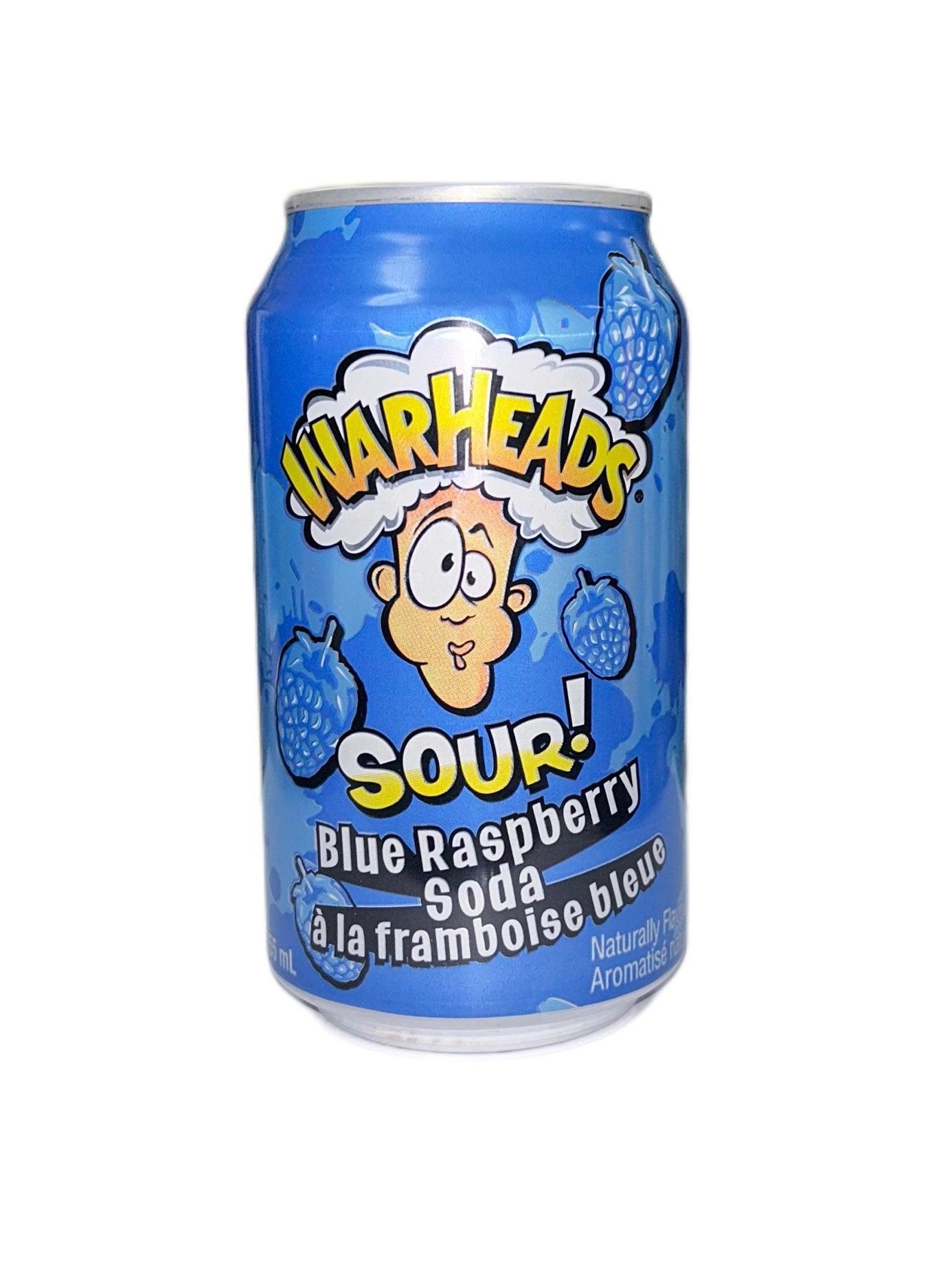 Warheads Sour Blue Raspberry Soda - 355mL - www.Shopthatapp.com