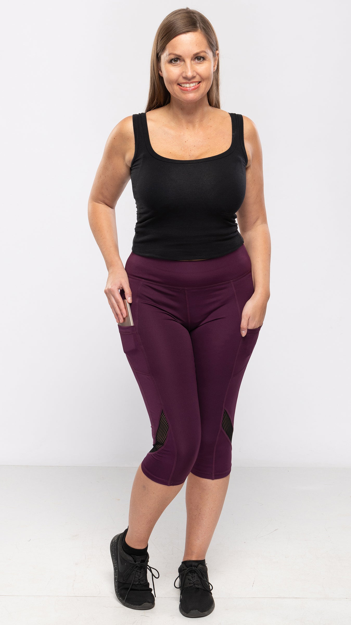 Women's Sport Tights-4 Cols-2 Sizes-12pcs/pack - www.Shopthatapp.com