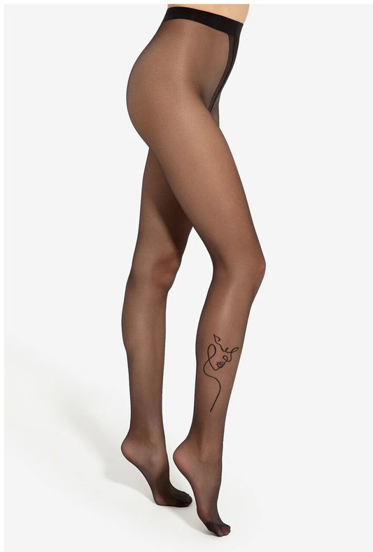 Gatta Art Tattoo Tights 20 Den - www.Shopthatapp.com #