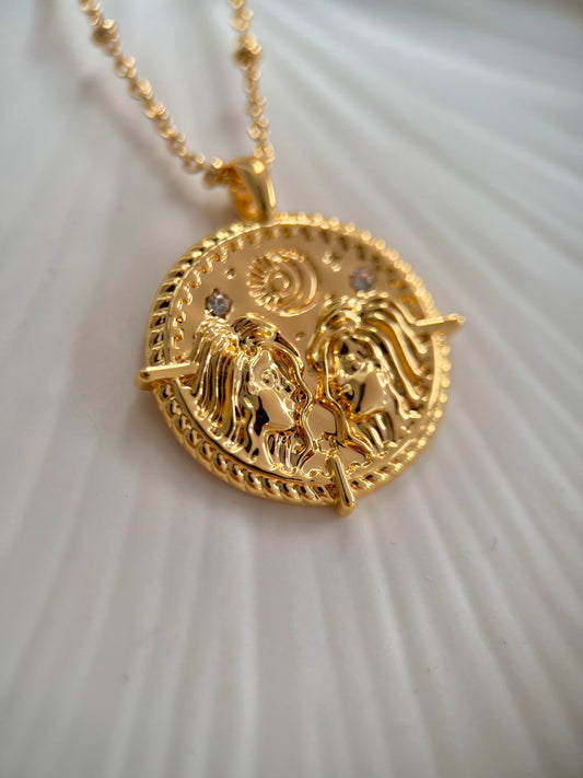 Gemini Necklace - www.Shopthatapp.com