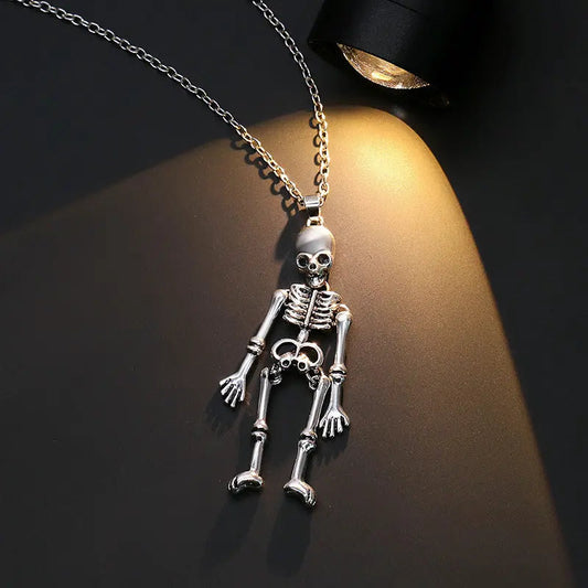 Ghost Festival Ghost Skull Bat Pumpkin Head Pendant Necklace - www.Shopthatapp.com