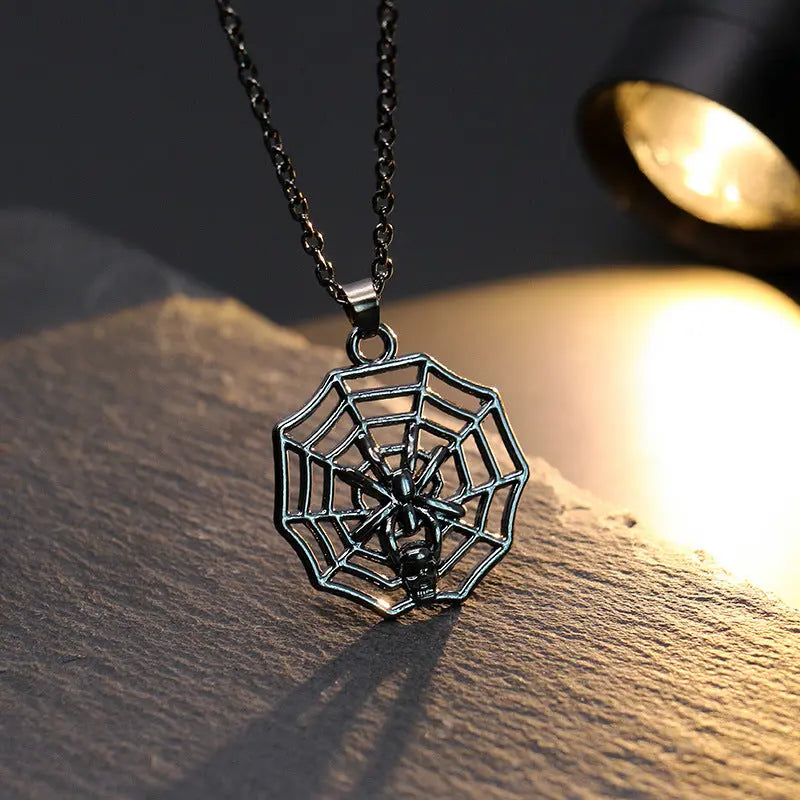 Ghost Festival Ghost Skull Bat Pumpkin Head Pendant Necklace - www.Shopthatapp.com