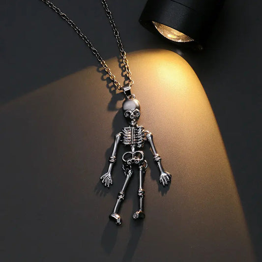 Ghost Festival Ghost Skull Bat Pumpkin Head Pendant Necklace - www.Shopthatapp.com #