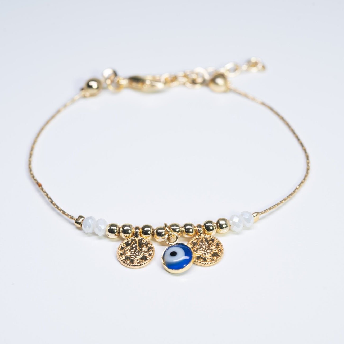 Evil Eye Gold Bracelet