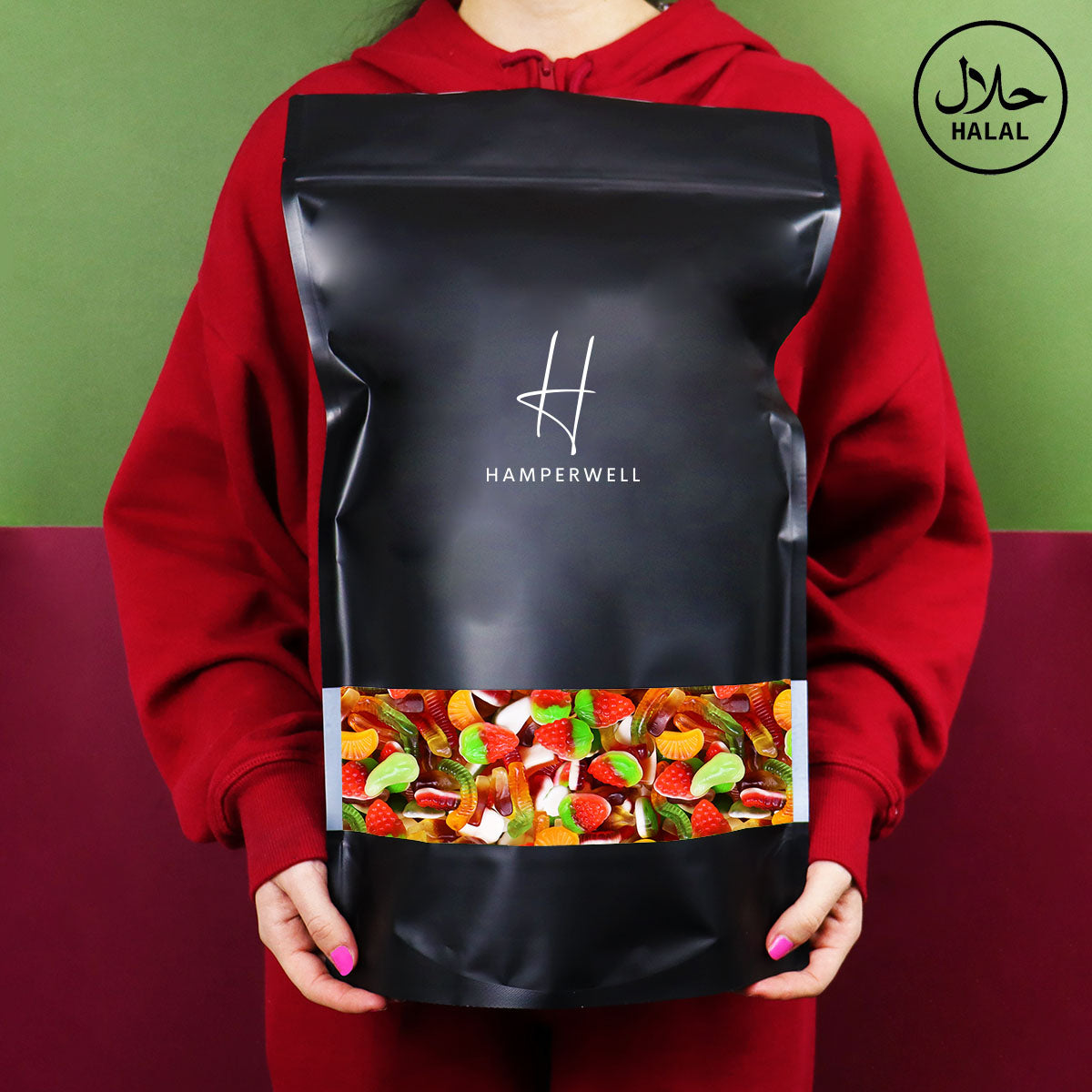 Halal Jelly Sweets Selection Pouch-Food and beverage-www.Shopthatapp.com-HamperWell