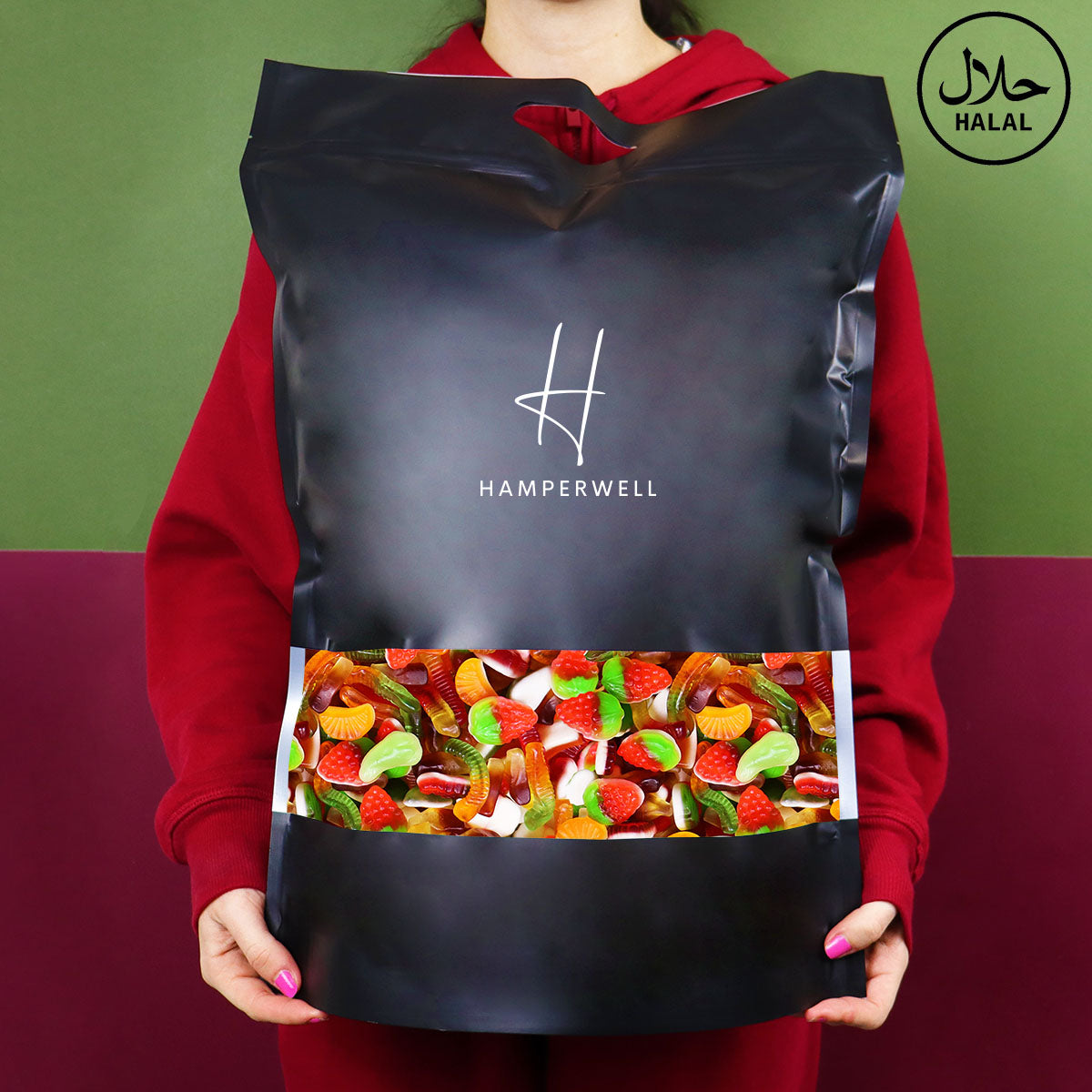 Halal Jelly Sweets Selection Pouch-Food and beverage-www.Shopthatapp.com-HamperWell
