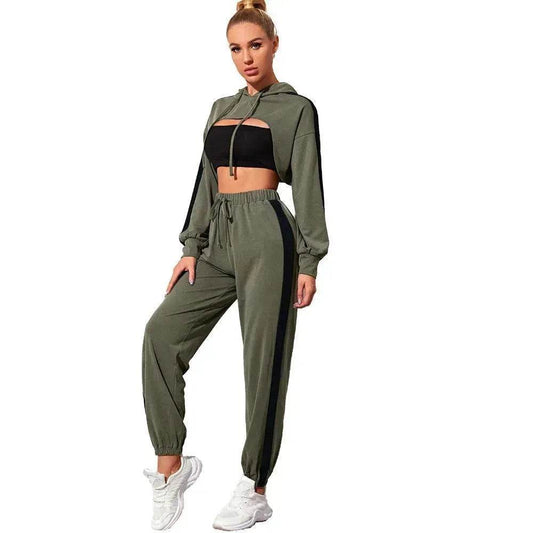 Gym Running Yoga Wear Loose Casual Sports Suit - www.Shopthatapp.com #