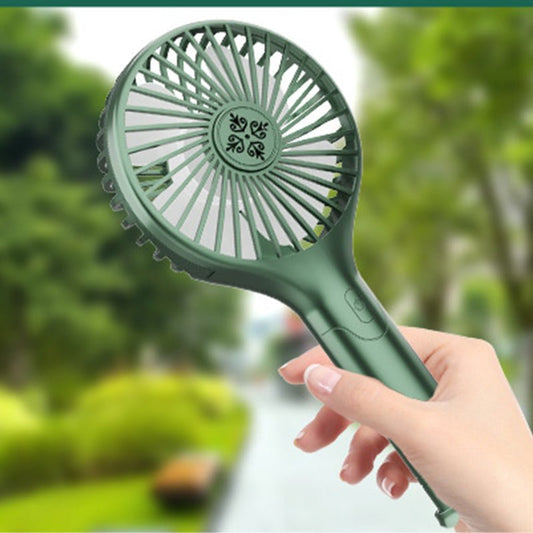 Portable Hand-held Folding Cooling Desk Fan Mini Cooler USB Charging Blue White Pink Green - www.Shopthatapp.com