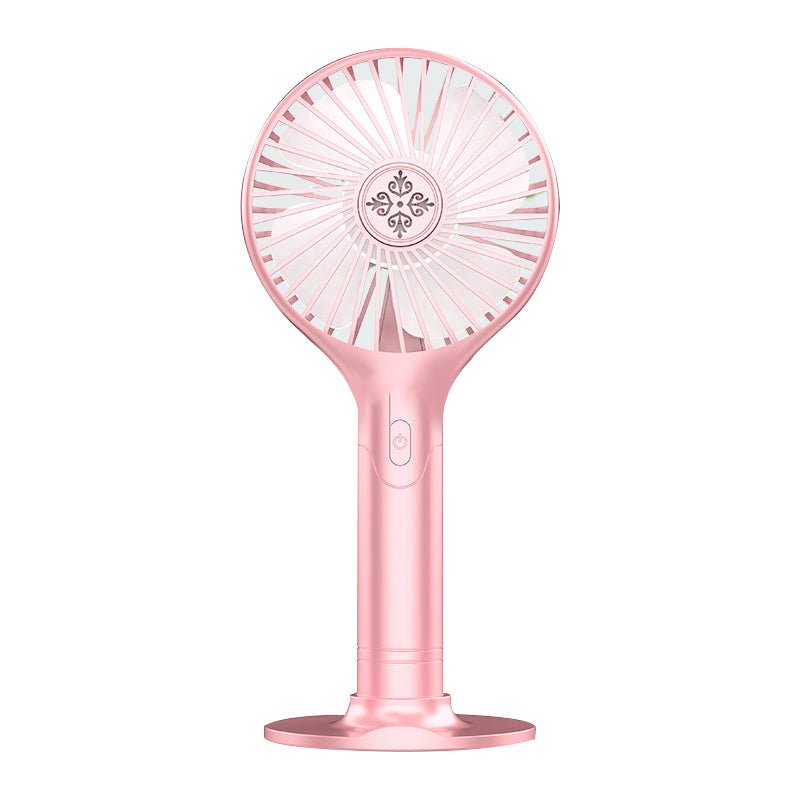 Portable Hand-held Folding Cooling Desk Fan Mini Cooler USB Charging Blue White Pink Green - www.Shopthatapp.com
