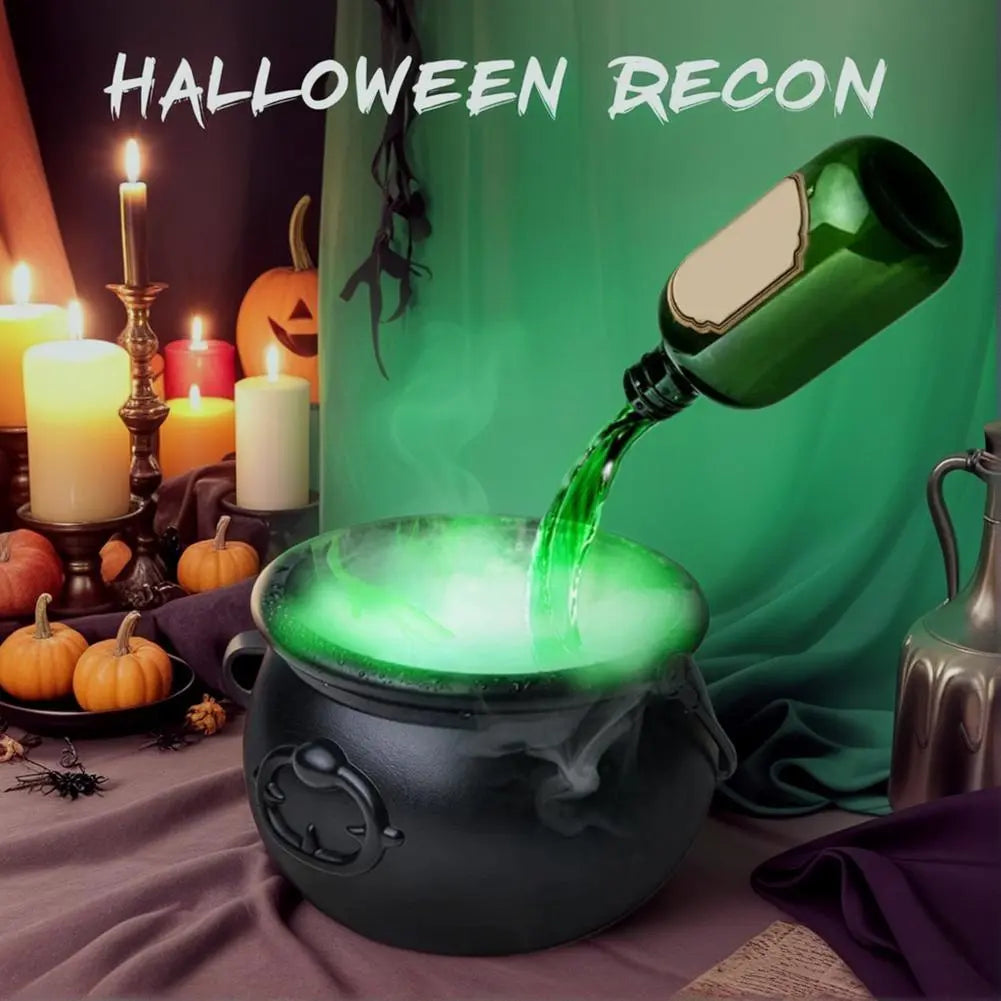Halloween Black Wizard Bowl Magic Float Bottle And Diffuser Indoor Home Bar Magic Party Horror Ghost Props Halloween Decoration - www.Shopthatapp.com