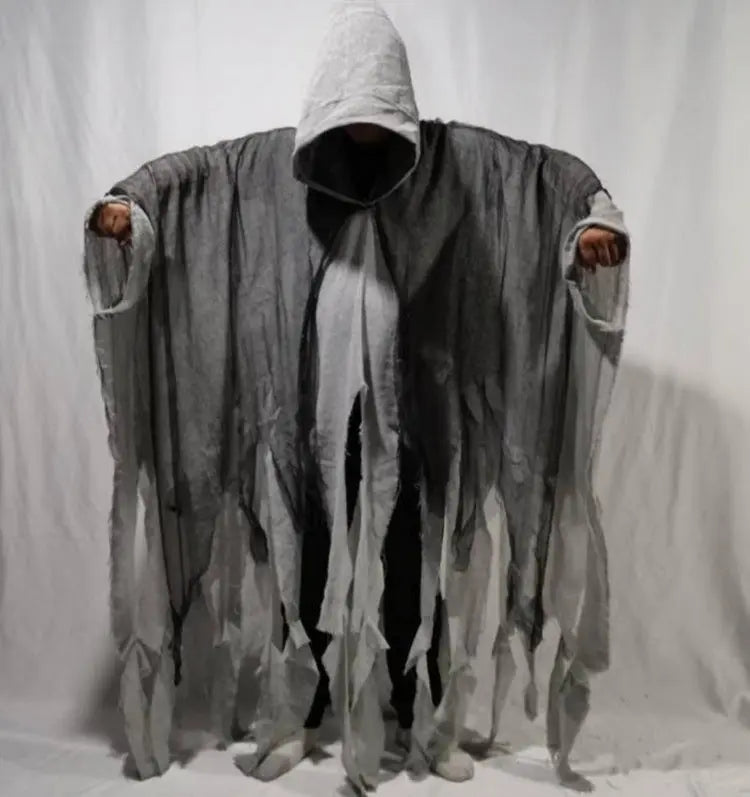 Halloween Cloak Cos Zombie Clothing Skull Cloak Props - www.Shopthatapp.com