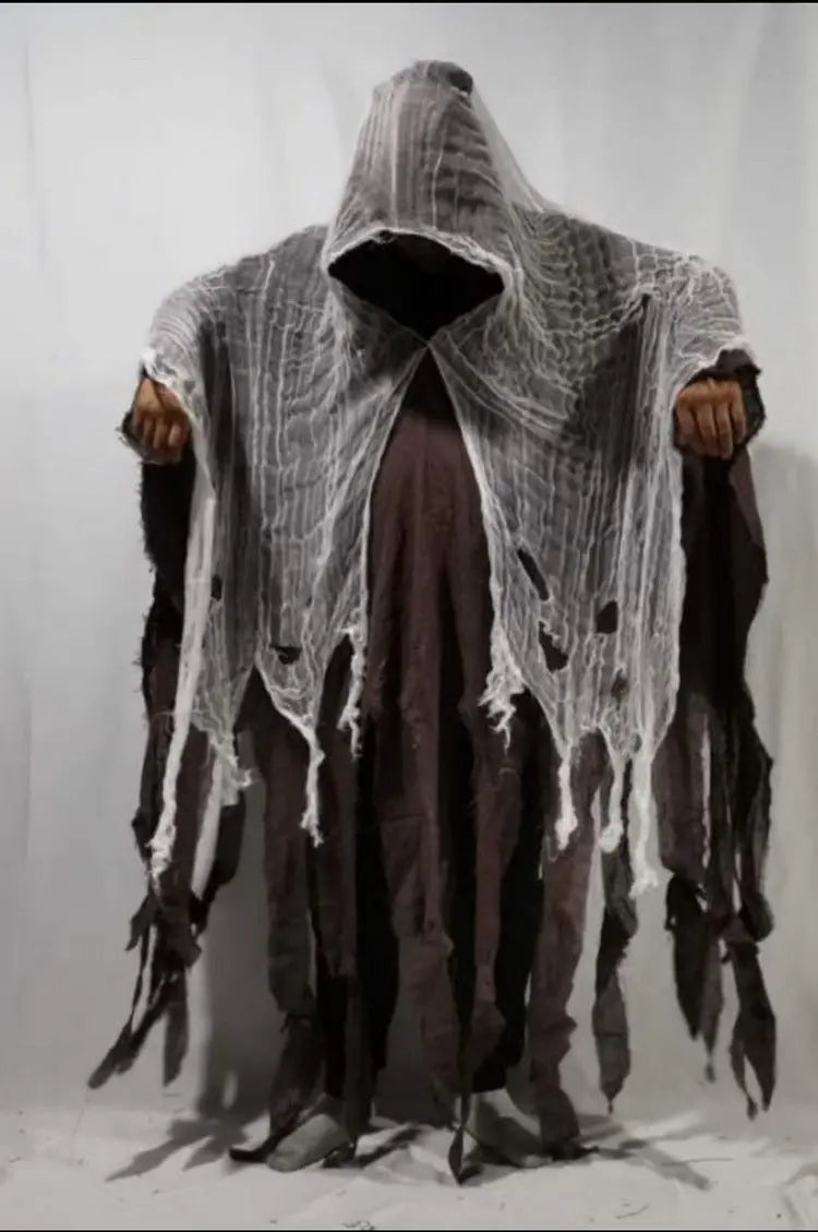 Halloween Cloak Cos Zombie Clothing Skull Cloak Props - www.Shopthatapp.com