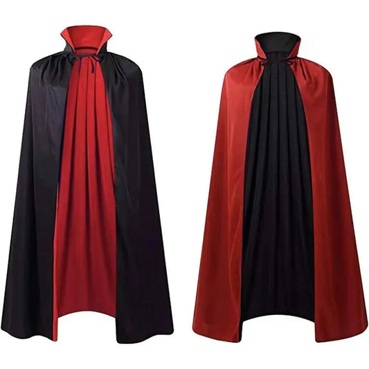 Halloween Cloak Costumes Wizard Cloak For Children Hooded Capes Mantle Black Party Decoration - www.Shopthatapp.com