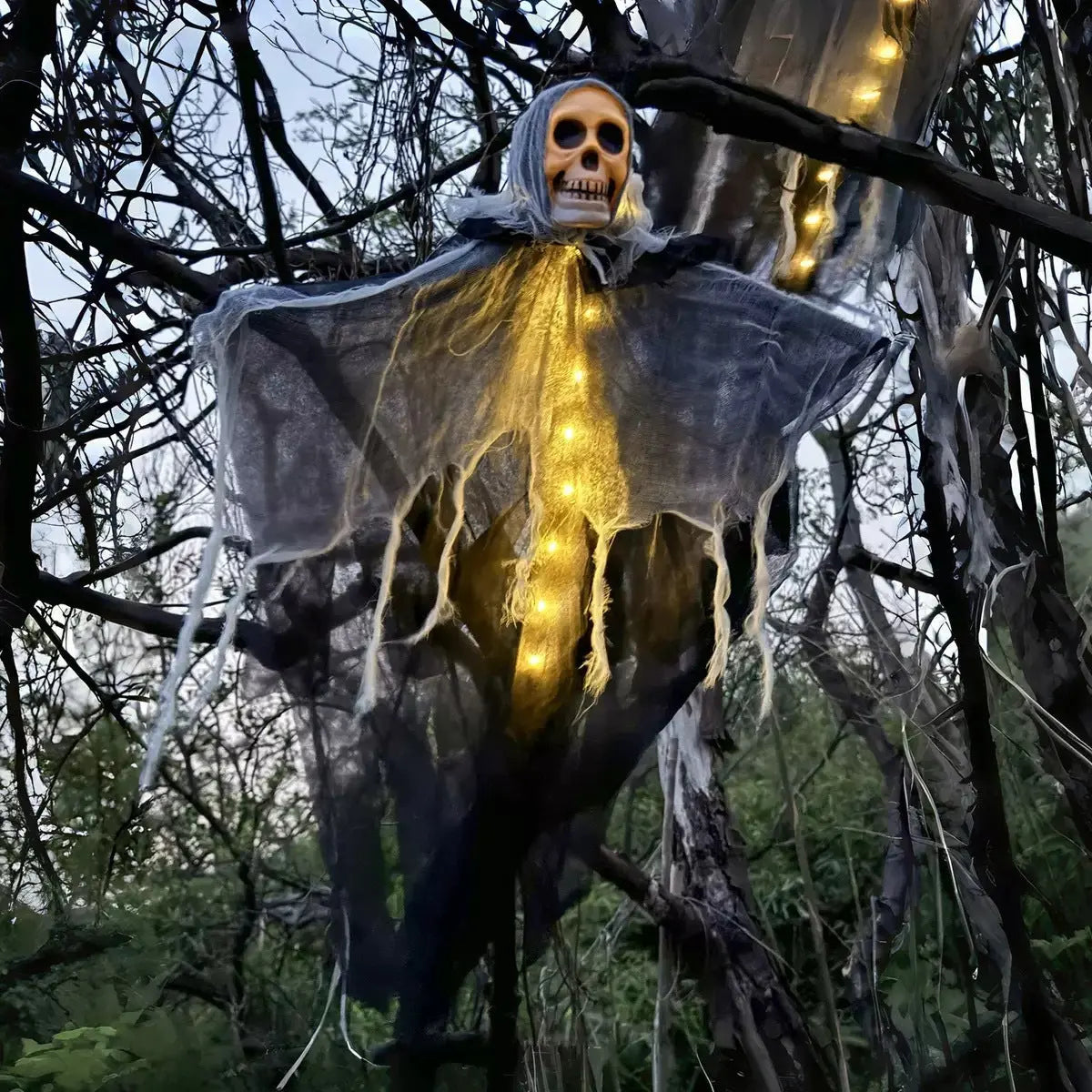 Halloween Decorations Horror Hanging Ghost Skull Skeleton Prop Perfect For Home Outdoor Yard Party Supplies Festival Decorations - www.Shopthatapp.com