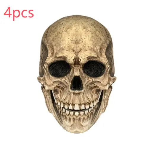 Halloween Movable Mouth Skull Mask Helmet Mouth Movable Skull Full Head Skull Mask - www.Shopthatapp.com