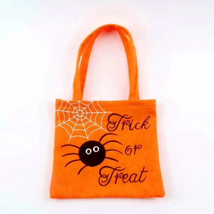 Halloween Spider Pumpkin Print Shoulder Bag Children's Candy Gift Bags Small Handbags Women - www.Shopthatapp.com