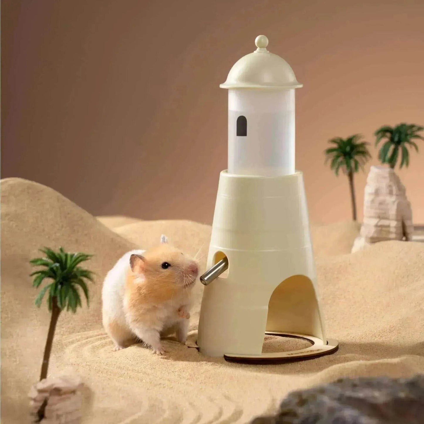 Hamster Water Bottle + Stand & Hideout: 150ml - www.Shopthatapp.com