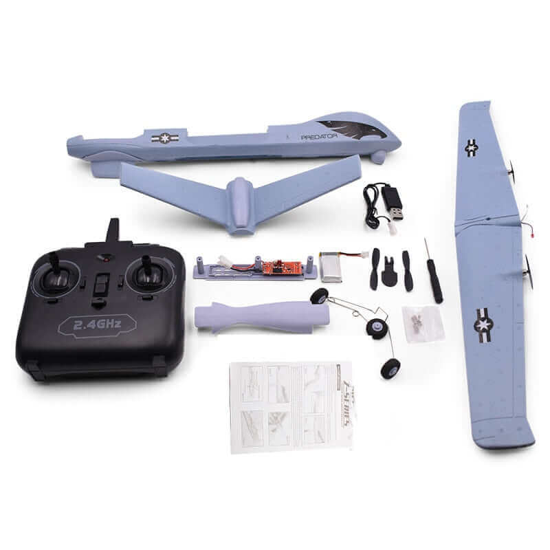 Predator Z51 RC Flugzeug - 2.4G 2CH Flugmodell Segelflugzeug Spielzeug