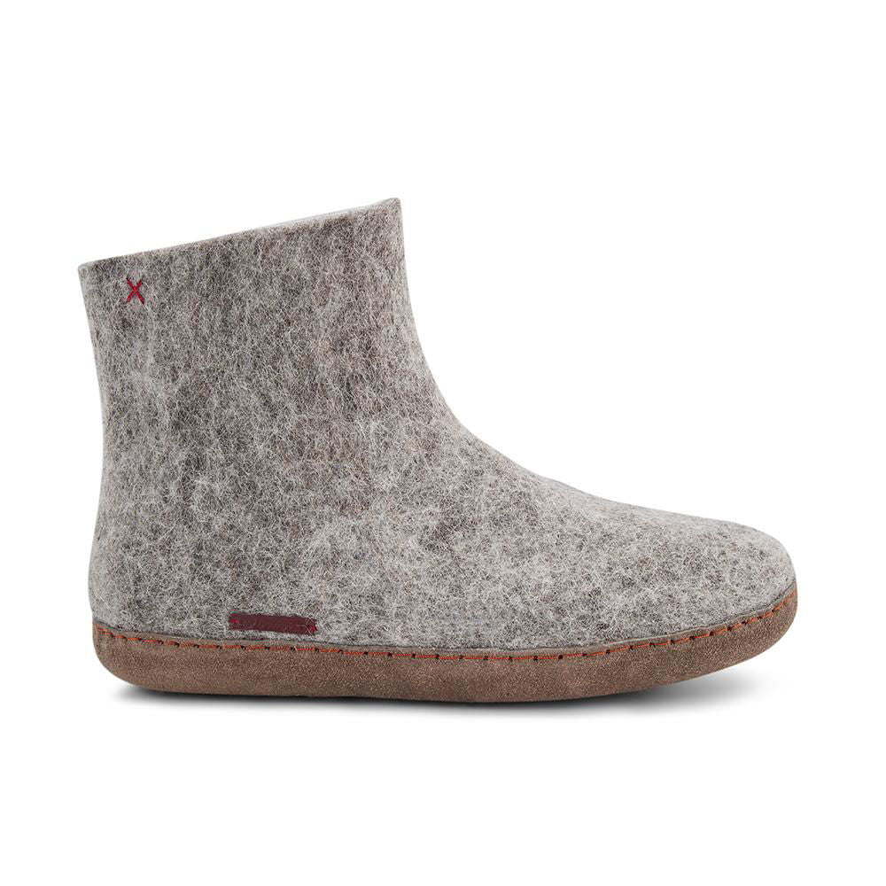 High Boot - Grey with Leather-Shoes-www.Shopthatapp.com-Betterfelt Canada