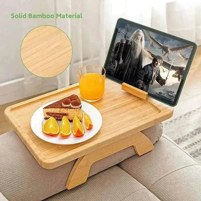 Home Decor Bamboo Sofa Portable Folding Tray - www.Shopthatapp.com