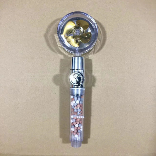 Household Turbine Tricolor Filter Ball Supercharged Shower - www.Shopthatapp.com