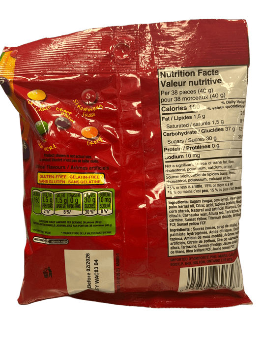 Skittles Original Candy Bag - 191G - Canadian Edition - www.Shopthatapp.com