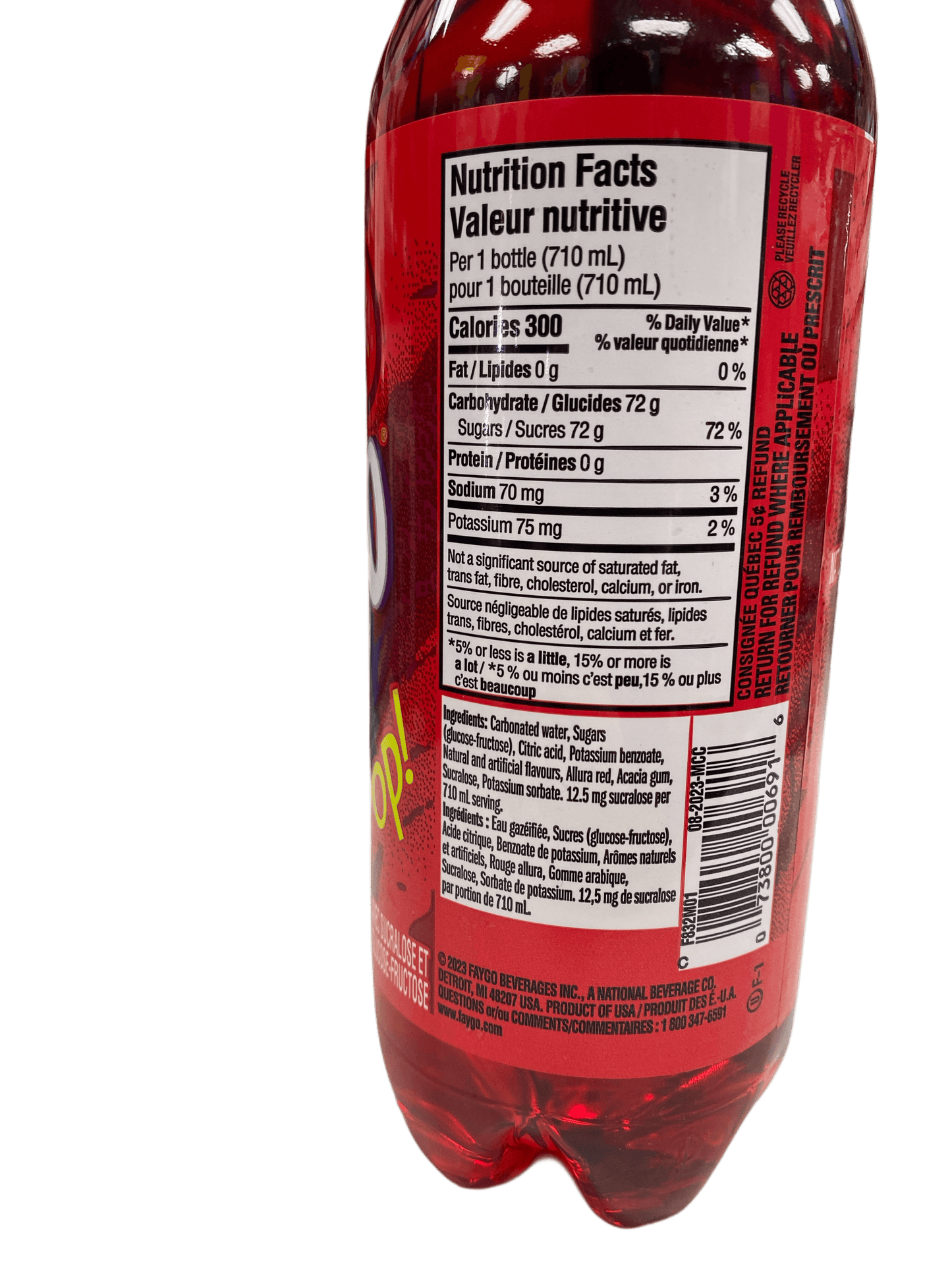 Faygo Redpop Drink 710ML - www.Shopthatapp.com