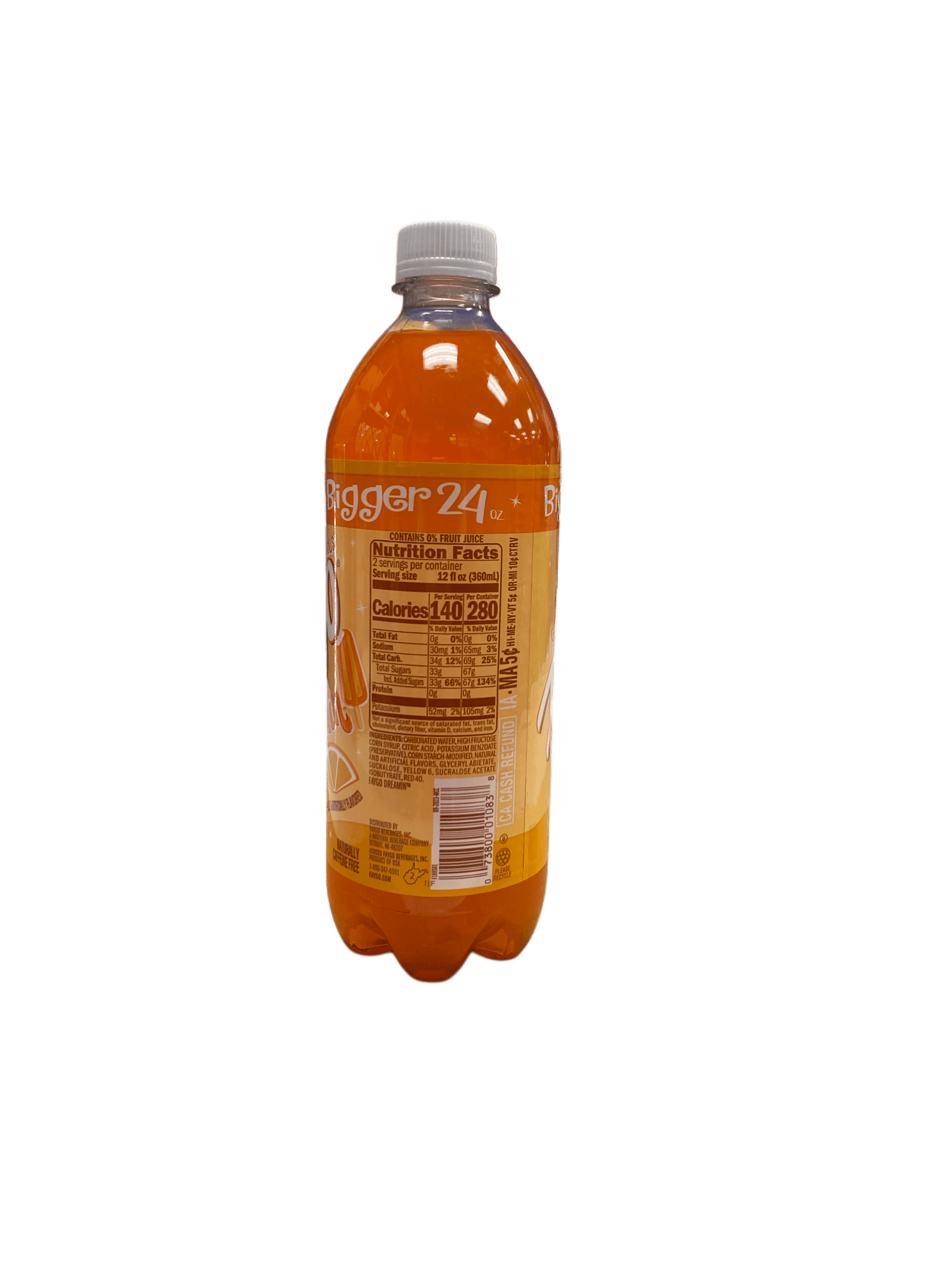 Faygo Orange Creme Soda Dreamin Bottle 710ML - www.Shopthatapp.com