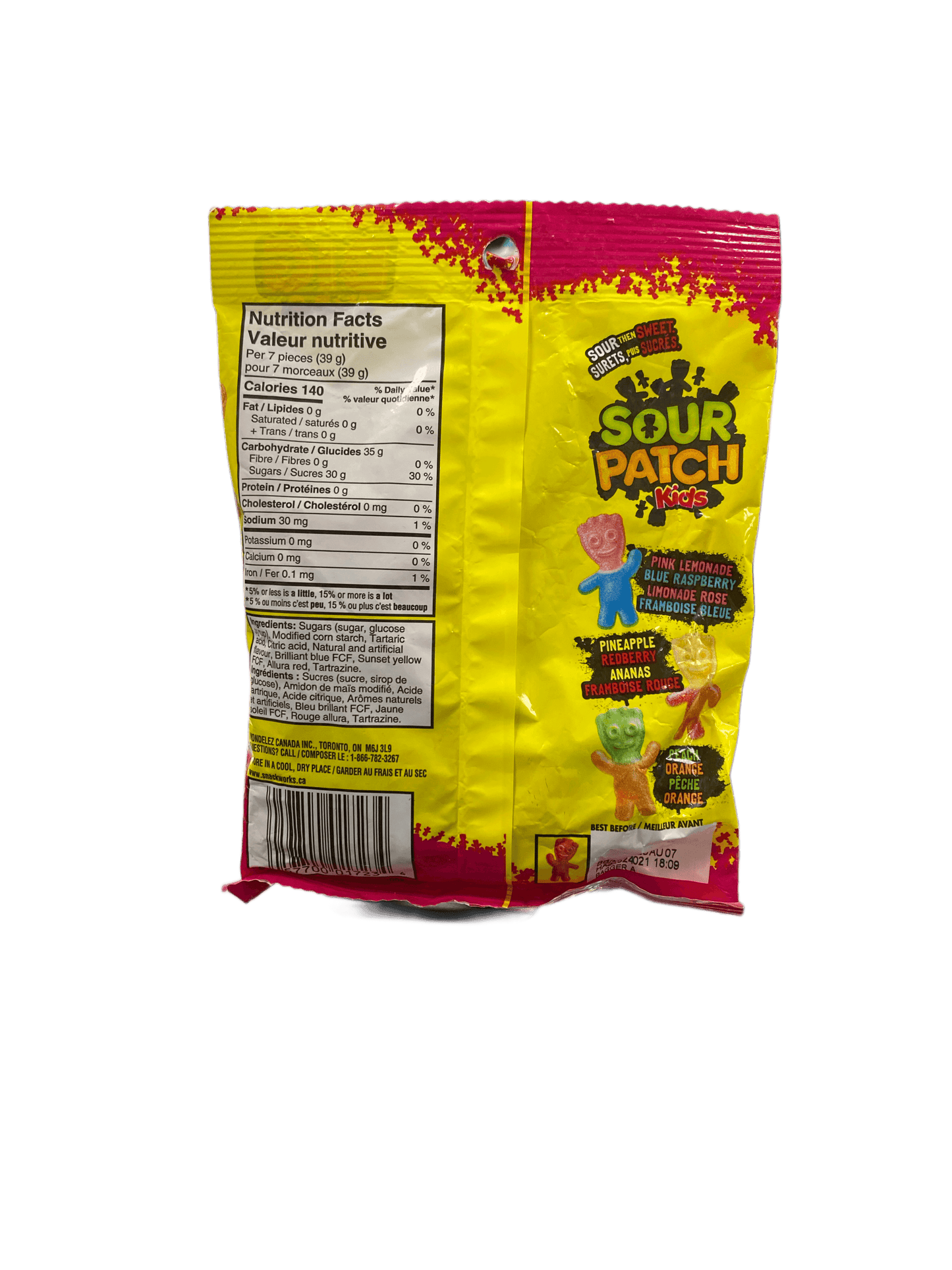 Sour Patch Kids Heads 154G - Canadian Edition - www.Shopthatapp.com