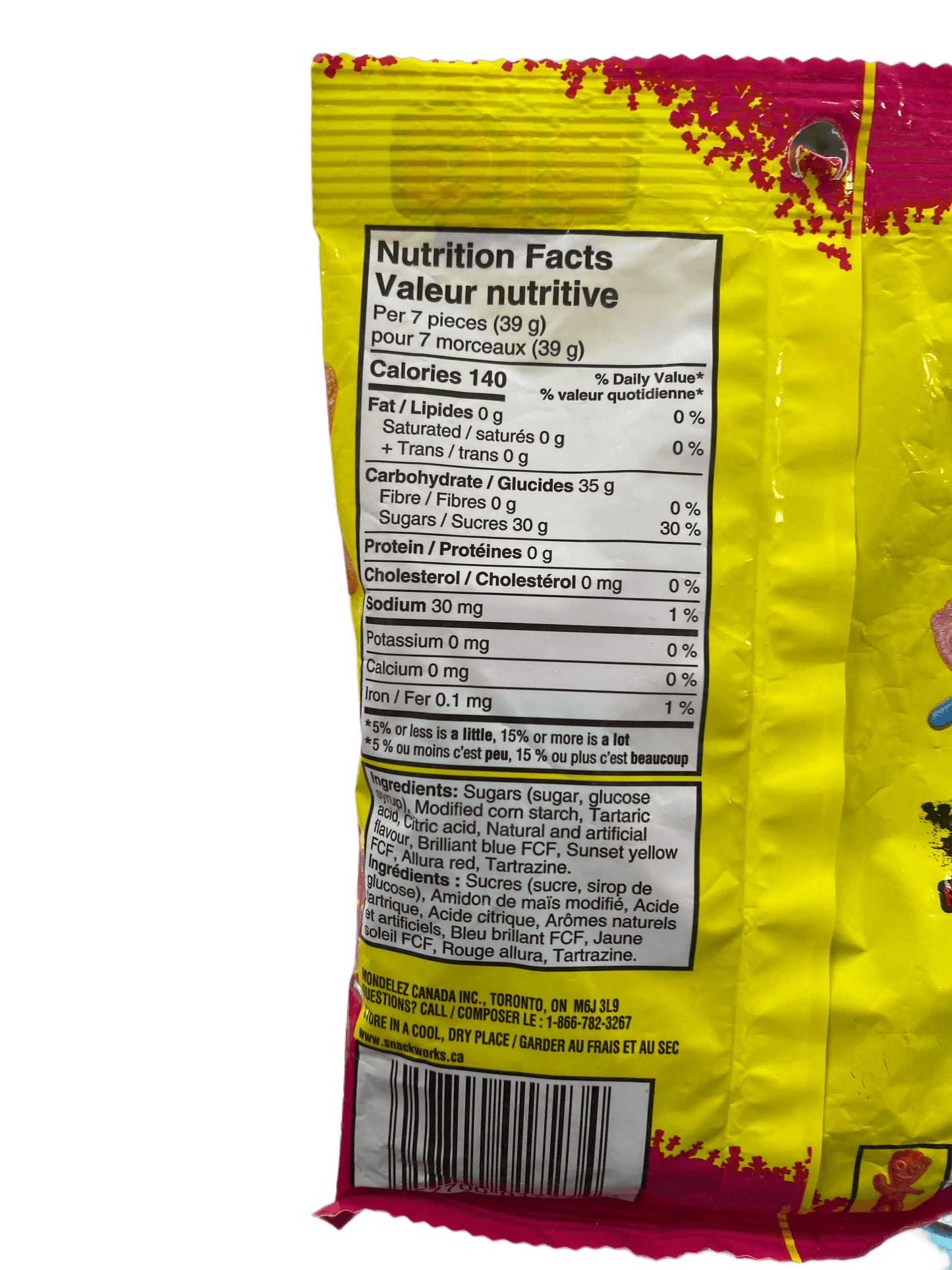 Sour Patch Kids Heads 154G - Canadian Edition - www.Shopthatapp.com